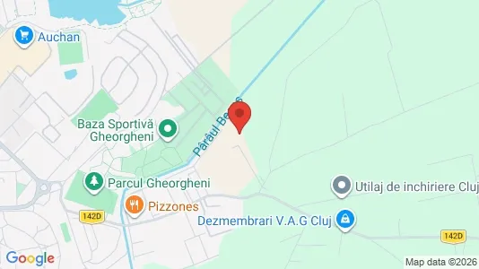 Apartments for rent i Cluj-Napoca - kort over placeringen