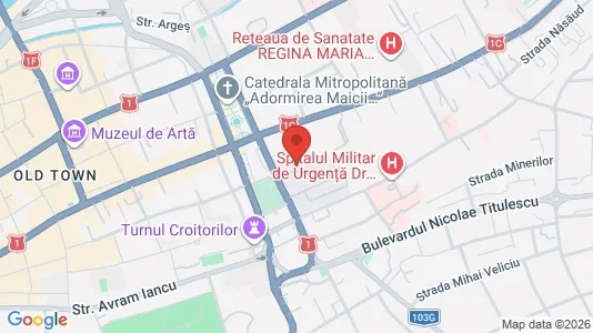 Apartments for rent i Cluj-Napoca - kort over placeringen