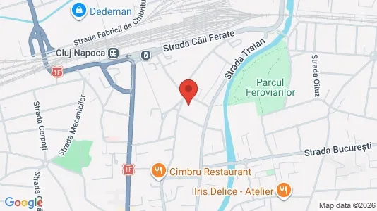 Apartments for rent i Cluj-Napoca - kort over placeringen
