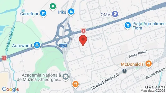 Apartments for rent i Cluj-Napoca - kort over placeringen