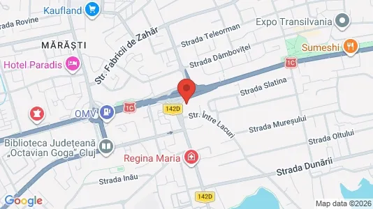 Apartments for rent i Cluj-Napoca - kort over placeringen