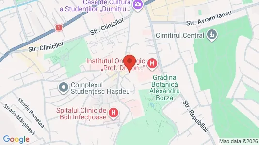 Apartments for rent i Cluj-Napoca - kort over placeringen