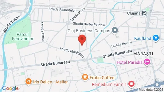 Apartments for rent i Cluj-Napoca - kort over placeringen