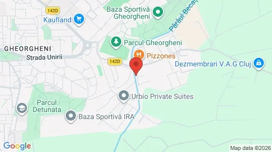 Apartments for rent i Cluj-Napoca - kort over placeringen