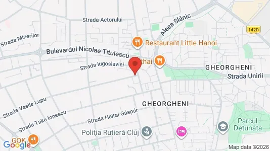 Apartments for rent i Cluj-Napoca - kort over placeringen