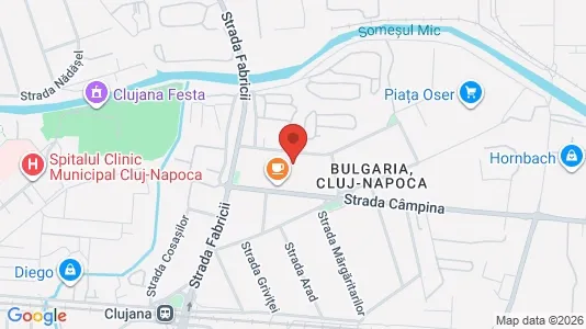 Apartments for rent i Cluj-Napoca - kort over placeringen