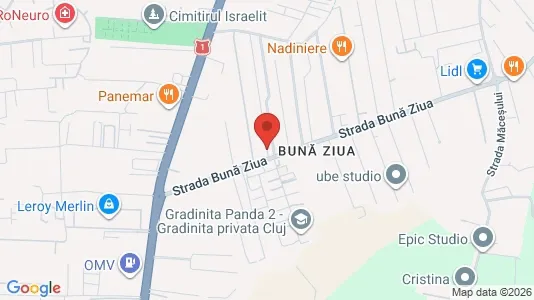 Apartments for rent i Cluj-Napoca - kort over placeringen