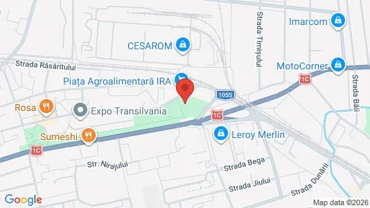 Apartments for rent i Cluj-Napoca - kort over placeringen