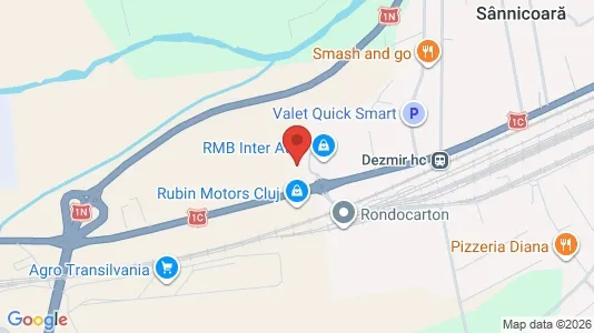Apartments for rent i Cluj-Napoca - kort over placeringen