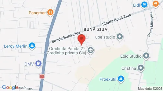 Apartments for rent i Cluj-Napoca - kort over placeringen