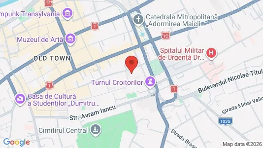 Apartments for rent i Cluj-Napoca - kort over placeringen