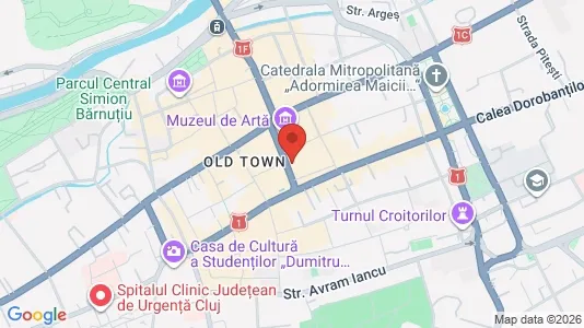 Apartments for rent i Cluj-Napoca - kort over placeringen