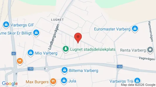 Apartments for rent i Varberg - kort over placeringen