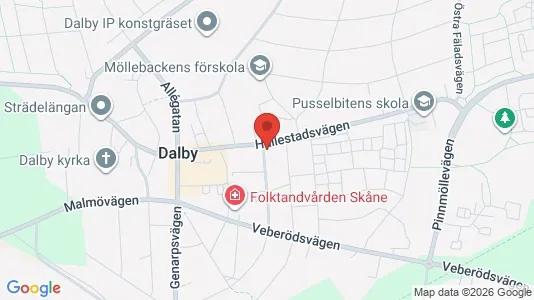 Apartments for rent i Lund - kort over placeringen