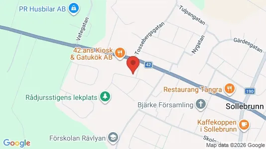 Apartments for rent i Alingsås - kort over placeringen