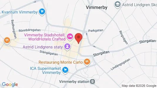 Apartments for rent i Vimmerby - kort over placeringen