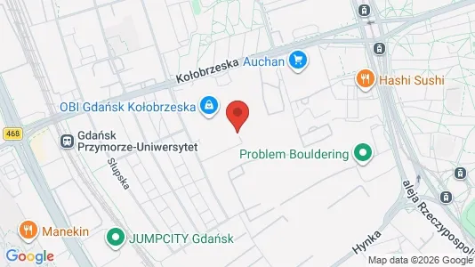 Apartments for rent i Gdańsk - kort over placeringen