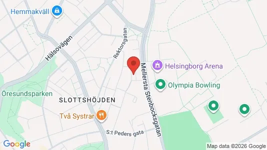 Apartments for rent i Helsingborg - kort over placeringen
