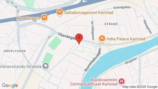 Apartments for rent i Karlstad - kort over placeringen