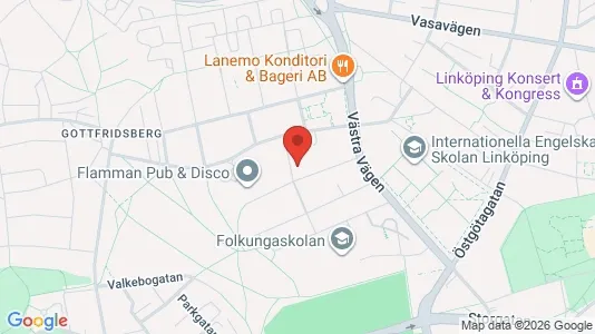 Apartments for rent i Linköping - kort over placeringen
