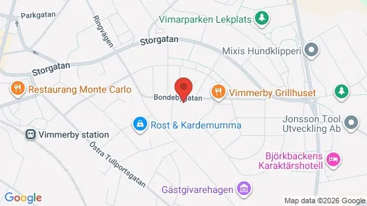 Apartments for rent i Vimmerby - kort over placeringen