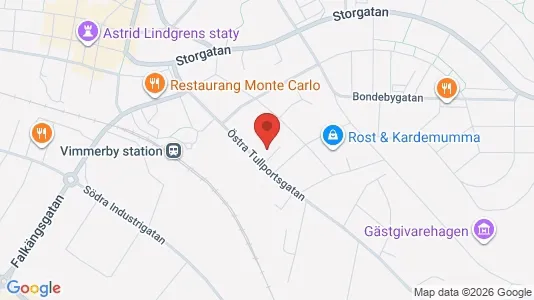 Apartments for rent i Vimmerby - kort over placeringen
