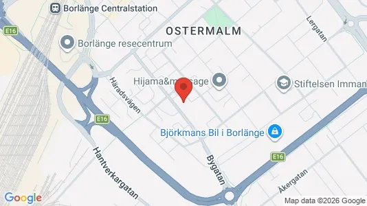 Apartments for rent i Borlänge - kort over placeringen