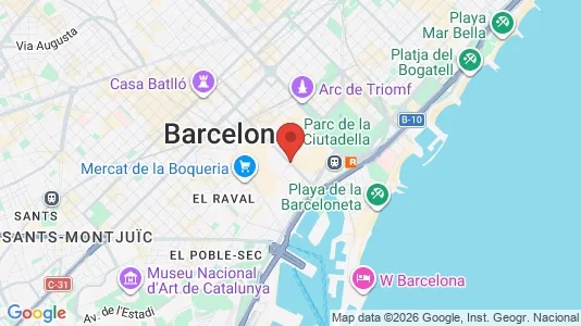 Apartments for rent i Barcelona Ciutat Vella - kort over placeringen
