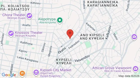 Apartments for rent i Galatsi - kort over placeringen