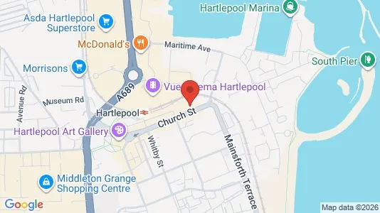 Apartments for rent i Hartlepool - Cleveland - kort over placeringen