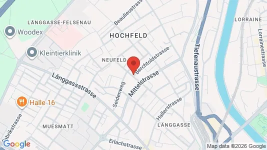 Apartments for rent i Bern-Mittelland - kort over placeringen