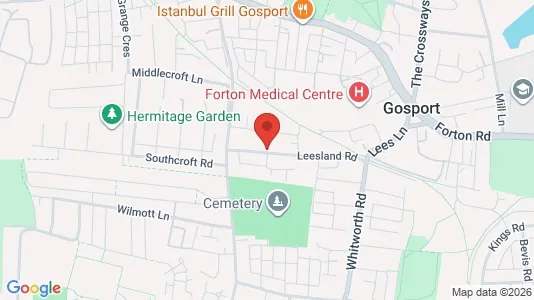 Apartments for rent i Gosport - Hampshire - kort over placeringen