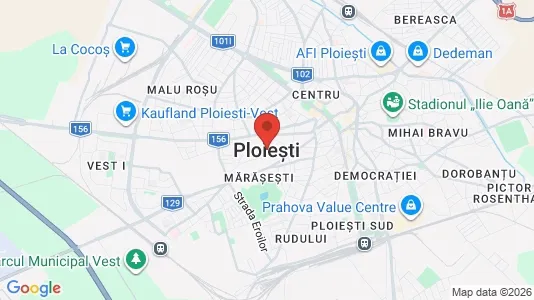 Apartments for rent i Ploieşti - kort over placeringen