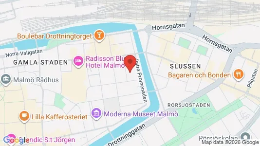 Apartments for rent i Malmö City - kort over placeringen