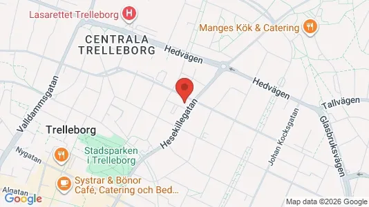 Apartments for rent i Trelleborg - kort over placeringen