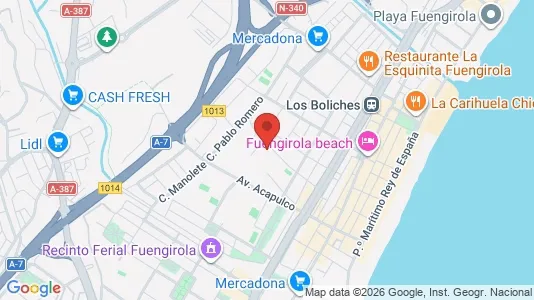 Apartments for rent i Fuengirola - kort over placeringen