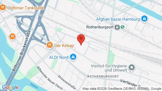 Apartments for rent i Hamburg Mitte - kort over placeringen