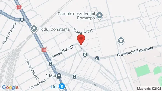 Apartments for rent i Bucharest - Sectorul 1 - kort over placeringen