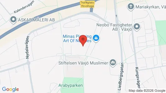 Apartments for rent i Växjö - kort over placeringen
