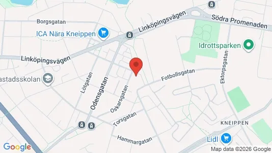 Apartments for rent i Norrköping - kort over placeringen