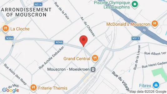 Apartments for rent i Moeskroen - kort over placeringen