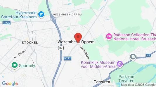 Apartments for rent i Wezembeek-Oppem - kort over placeringen