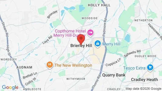 Apartments for rent i Brierley Hill - West Midlands - kort over placeringen