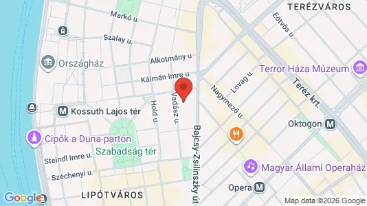 Apartments for rent i Budapest Belváros-Lipótváros - kort over placeringen