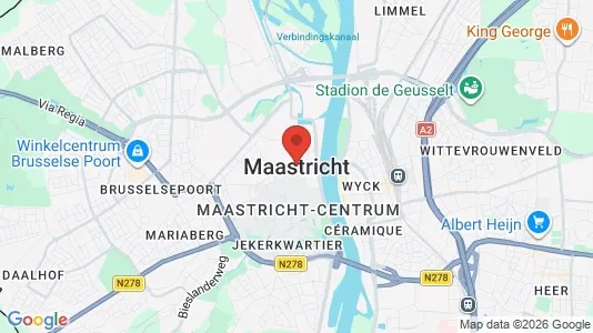 Houses for rent i Maastricht - kort over placeringen