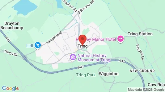 Houses for rent i Tring - Hertfordshire - kort over placeringen