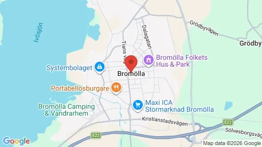 Apartments for rent i Bromölla - kort over placeringen