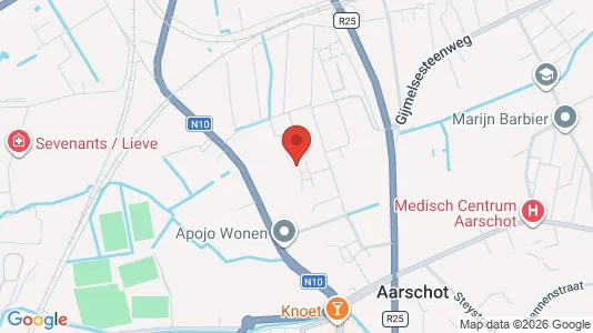 Apartments for rent i Aarschot - kort over placeringen