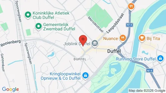 Apartments for rent i Duffel - kort over placeringen