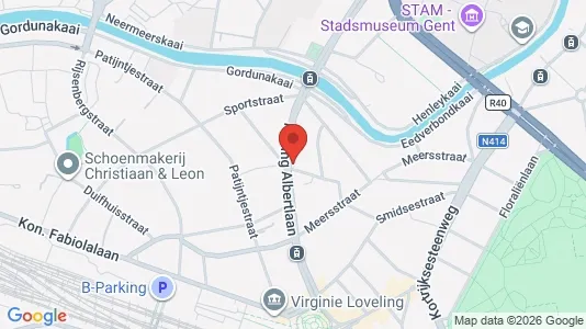 Apartments for rent i Stad Gent - kort over placeringen